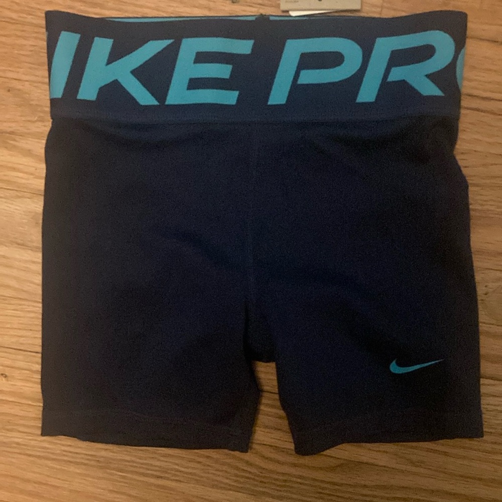 Nike Pro Kids Navy Blue Shorts
